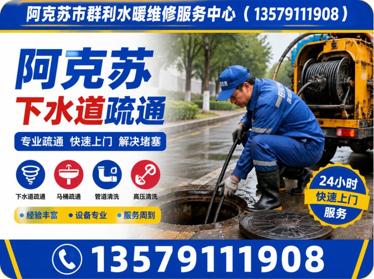 柯坪县阿克苏管道疏通展示图